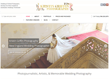 Tablet Screenshot of kristingriffinphotography.com